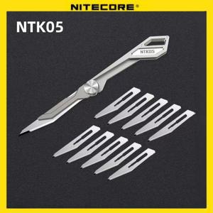 NITECORE NTK05 키 체인 나이프 UltraTiny 티타늄 경량 범용 접이식 칼 휴대용 도구 미니 소형 호환 전술