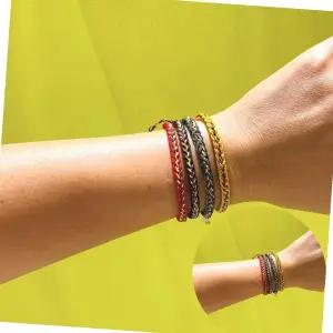 우정 불교팔찌 염주 행운 소원 실팔찌