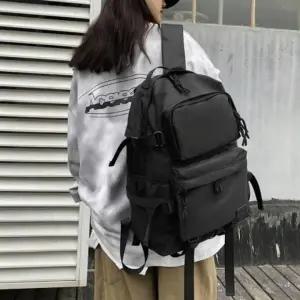 (색상 블랙)백팩 좋은 스트릿무드 신학기 가방 수납력 대학생