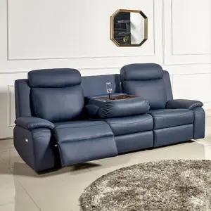 아도라퍼니처 프리미엄830A 나파가죽 리클라이너 3인