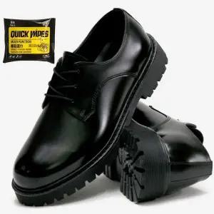 [하프클럽/]베이직 남자 더비슈즈 슬랙스 구두 세정티슈 세트