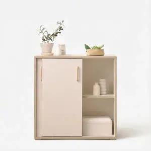 [스코나] 맨자노 800 슬라이딩 도어 수납장 서랍장 주방수납장