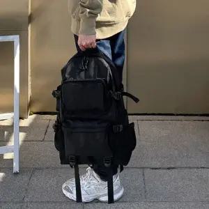 (컬러 컬러/블랙)대용량 멀티포켓 아웃도어 활동 수납 스트랩조절 등판쿠션 지퍼잠금 백팩 6SS