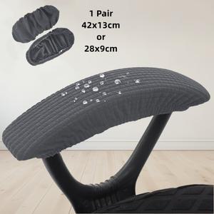 1 쌍 방수 의자 팔걸이 커버 탄성 슬리퍼 방진 의자 팔꿈치 팔 빨 수있는 사무실 컴퓨터 의자 팔 커버