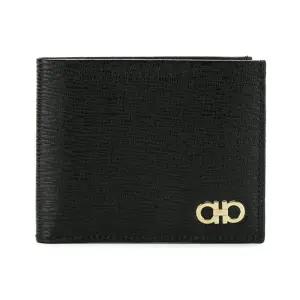 [명품] 페라가모 26SS 더블 간치니 반지갑 블랙 66 A063 0685950