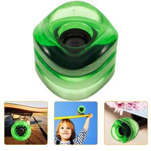 스케이트 휠 특수 모양의 스케이트 보드 크루저 수입 폴리 우레탄 롱 보드 모양의 휠 스케이트 보드 휠 곡