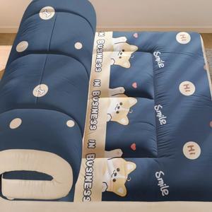 매트리스 다다미 소프트 기숙사 싱글 침대 매트 편안한 수면을 위한 더블 대두 섬유 쿠션 바닥