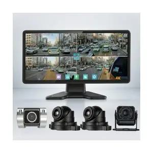 덤프트럭 대형버스 캠핑카 건설기계 4채널 블랙박스 CCTV 모니터