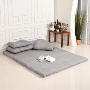 롱탄탄폼 3단 접이식 매트리스 손님용 접는 토퍼 1인 SS