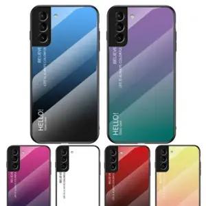 유니블링 갤럭시S22 울트라 플러스 그라데이션 강화유리 케이스