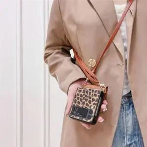 유니블링 갤럭시 z플립 z폴드 3 4 호피 카드포켓 스트랩 케이스