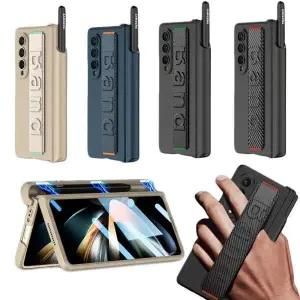 유니블링 갤럭시z폴드 4 5 마그네틱 펜 슬롯 밴드 스트랩케이스