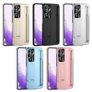 유니블링 갤럭시 s23 메탈 히든 펜 수납 거치대 세트 케이스