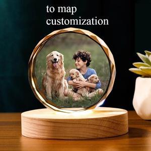 맞춤  특별한 크리스마스 수집 크리스탈 볼 야광 기념일 웨딩 상자 홈 데코레이션