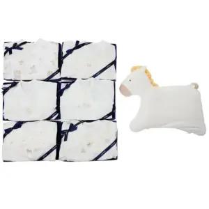 [갤러리아] (압소바말띠출산세트.조카.태교저고리)말띠배냇저고리+별별별짱구베개세트(A1-10109SA)