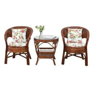 라탄 세트 등받이 감성 가구 테이블 의자 정원