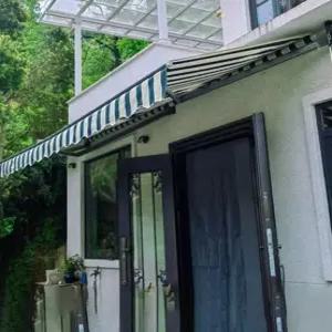 카페 어닝 접이식 캐노피 선스크린 고정식 전동식 차양막 옥상용 텐트