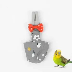 [하프클럽/올펫몰]플라워 기저귀(XS) 앵무새 방수안감 배변훈련용 용품