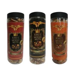 [익일출go(주말제외)] 킹스 믹스 너츠 프리미엄 견과류 대용량, 혼합 , 레드, 블랙, 골드 500g * 3개 / 4중 선택가능