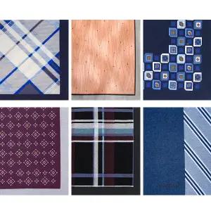 실속형 6장 1세트 마리끌레르 케릭터 면 손수건 남성 손수건