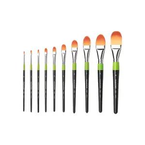 officeseller 화홍 디자인붓 구성붓 평붓 붓 (982) (982F) [3호] 1자루