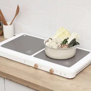 실리콘 인덕션매트 보호매트 2p세트 스크래치 방지