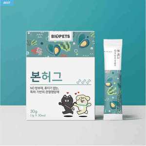 바이오펫츠 강아지 관절영양제 본허그 1달분 30ea