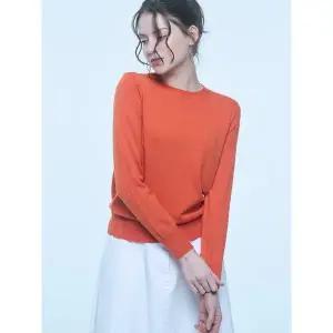 [UNIT]캐시미어 블렌디드 비키 풀오버 (ZFKKCN10BN-ORANGE)