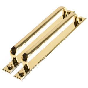 두일 심플 모닝 판 손잡이 골드 P192 2개 베란다 샷시 미닫이 건축 중문 업소용 현관 문고리 출입문