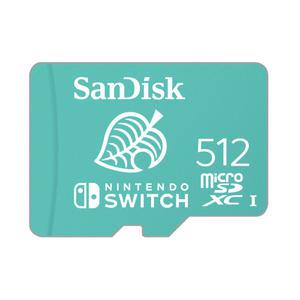 샌디스크 마이크로SD카드 닌텐도 스위치 전용 512GB QXAO 100MB/s EL