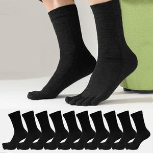 두발로 남성용 럭셔리 장목 발가락 양말 10켤레