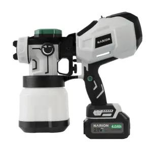나리온 21V 무선 스프레이건 NSG21 충전 전기 전동 페인트건 후끼
