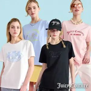 쥬시꾸뛰르 코튼 반팔 티셔츠 4종