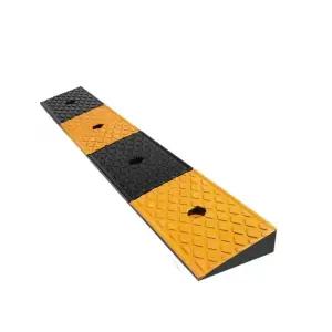 고무 경사판 1m 경사로 보도턱 낮은 단차 진입 방지턱 주차장 진입판