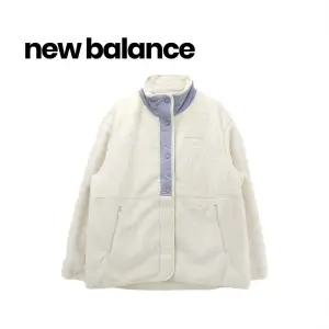 [리퍼브] 뉴발란스 퍼플리스 하이넥 배색집업 (NBMDB4W802-01)