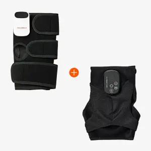 힐로빔 어깨 + 무릎 근적외선 찜질 마사지기 SET