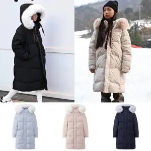 [블랙야크키즈](대구신세계)블랙,퍼플 입고!! 25FW 퍼가풍성한 해비롱다운 [정상가299,000원][스노우롱...