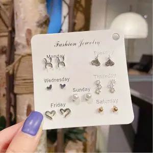 [하프클럽/]매일 골라끼는 데일리 심플 가성비 귀걸이 세트