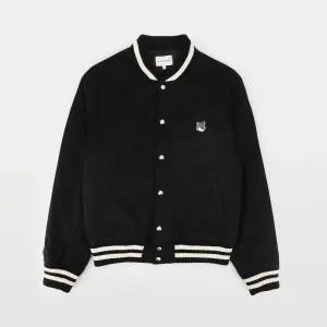 메종키츠네 폭스 헤드 패치 남녀공용 봄버 자켓 LM02233WW0093 P199