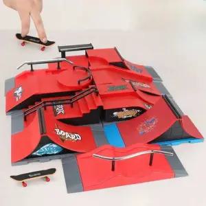 핑거보드 경기장 연습장 레일 계단 경사 하프파이프