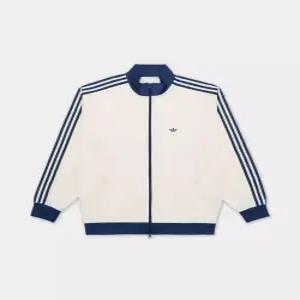 아디다스 오리지널 베켄바우어 트랙탑 크림 화이트 블루 KC3335