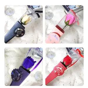 한송이 비누꽃다발 사탕 졸업식 입학 선물