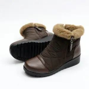 [제이시]제이시 겨울 털 부츠 4cm 발볼 편한 겨울 신발 B129