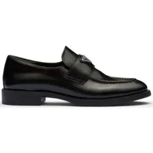 (당일) 25FW 프라다 브러쉬드 블랙 로퍼 1D329N 055 F0002