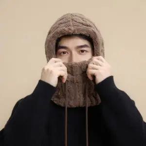 겨울 클래식 3컬러 360도 풀커버 4in1 후드 넥워머 모자