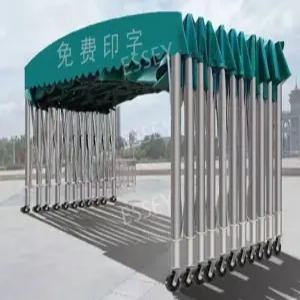 주차장 어닝 지붕 이동식 캐노피 창고 자바라 차고지 차양막