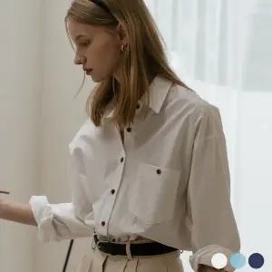 틸아이다이 Oversized pocket shirt[3color]