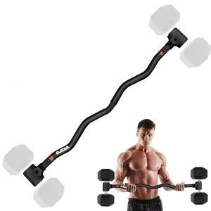 OJEXA 덤벨 컨버터 - 바벨 세트 조절 가능한 무게 및 최대 90.7kg(200파운드) 용량 웨이트 스틸 클램프 홈 헬스장용 전신 운동을 위한