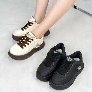 [제이시]제이시 발편한 여성 통굽 캐주얼 5cm 스니커즈 K347