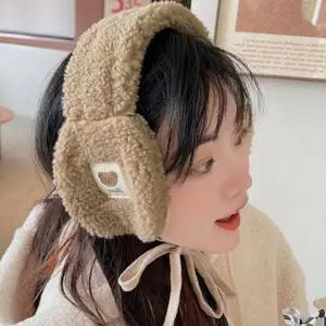 [SHG] 보온 방한용품 털 바라클라바 겨울 여행 귀여운 겨울모자 방한 귀도리 여자 귀마개